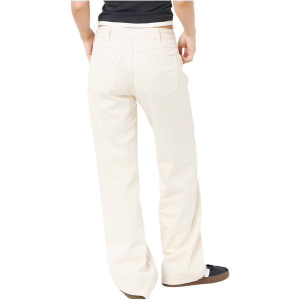 2026 Rip Curl Womens Aggie Relaxed Jeans 04MWPA - Bone